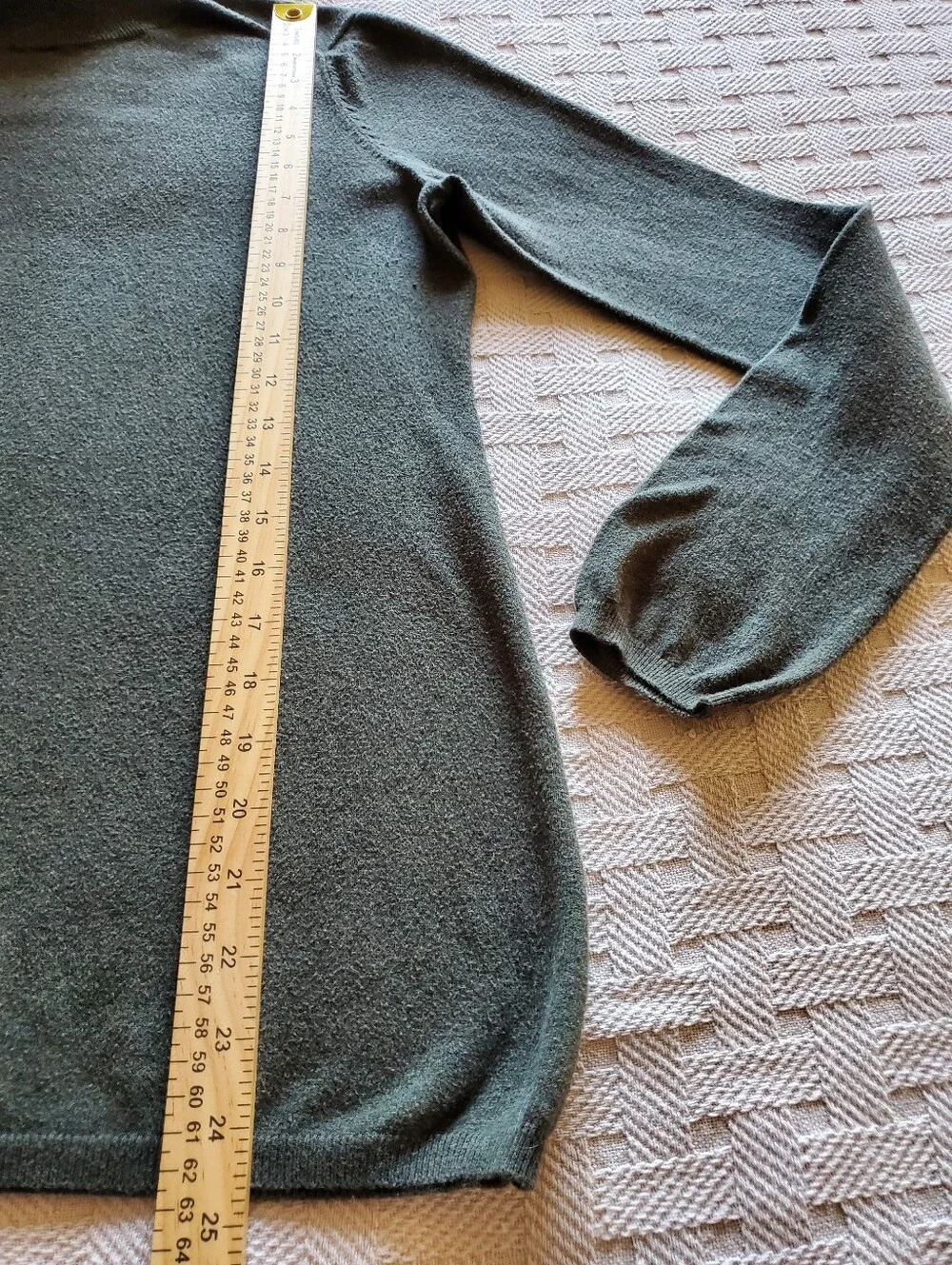Gap Unisex Turtleneck Sweater Olive Green Combed Cotton Pullover